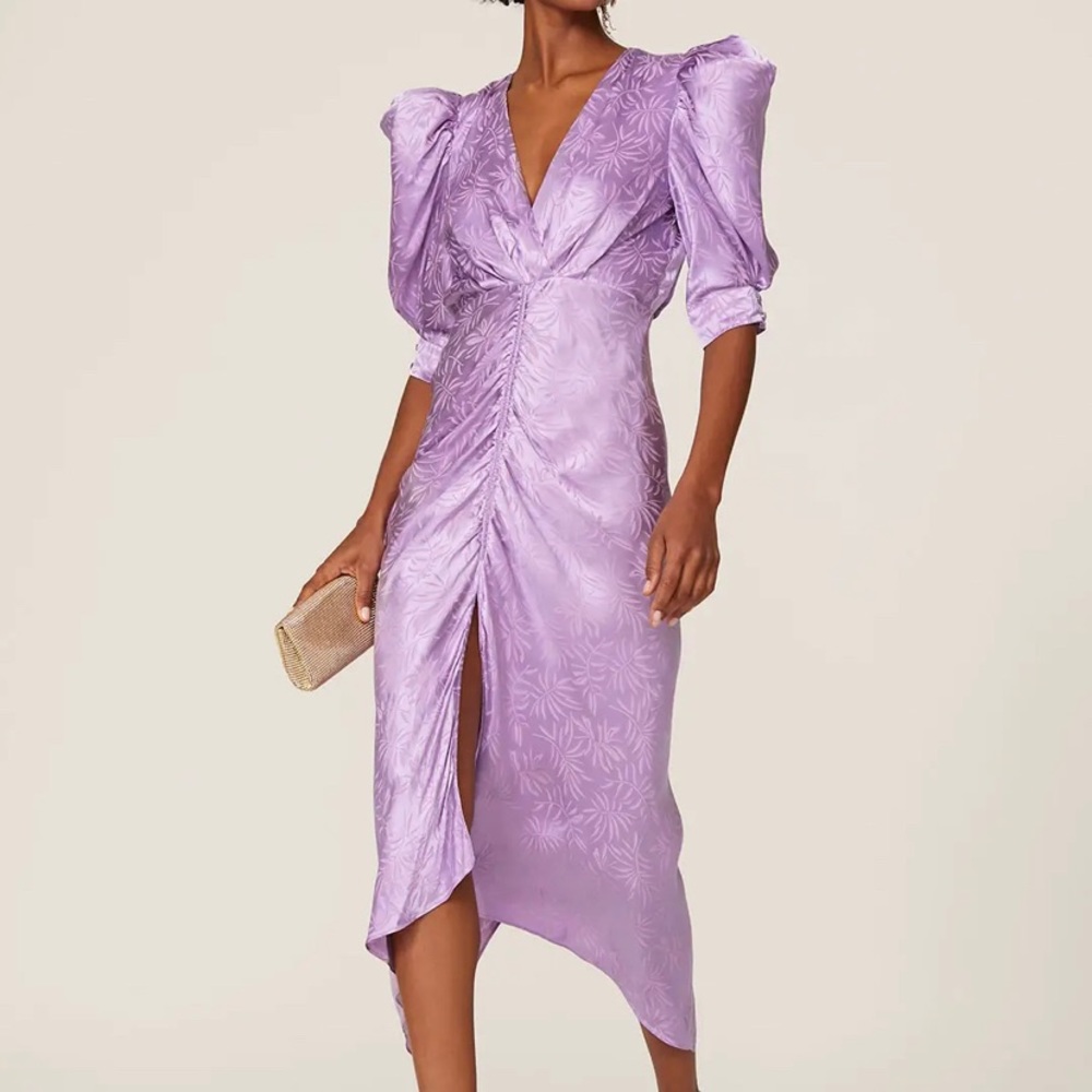 Women’s Ronny Kobo purple silk dress size medium